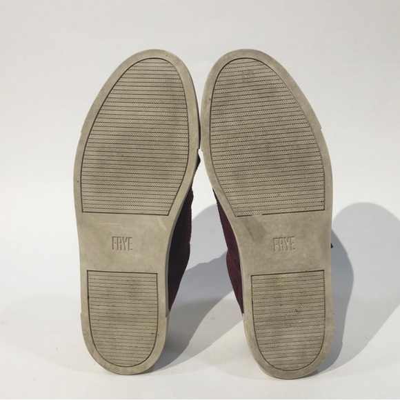 FRYE GEMMA KILTIE SZ 8 SUEDE BUCKLE WINGTIP SHOES - Picture 5 of 6